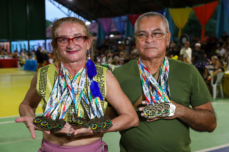 Encerramento das Olimpiadas da Terceira Idade em Manaus
