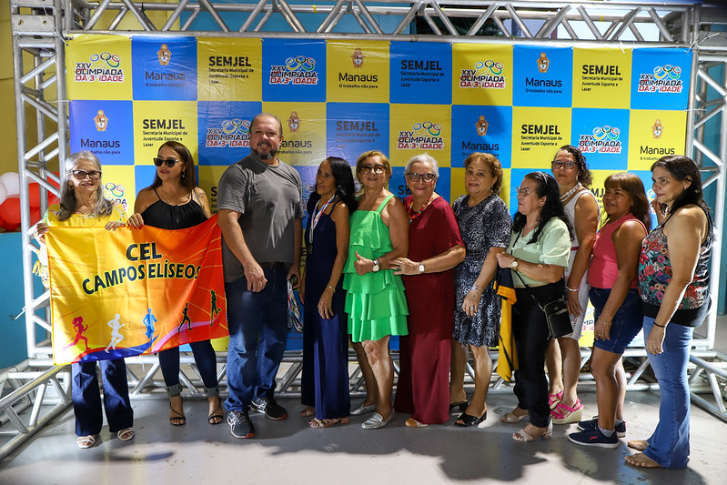 Encerramento das Olimpiadas da Terceira Idade em Manaus