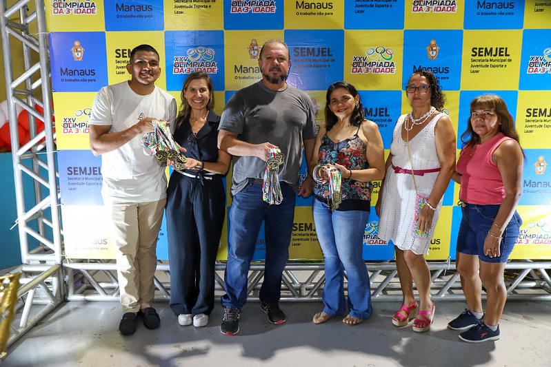 Encerramento das Olimpiadas da Terceira Idade em Manaus