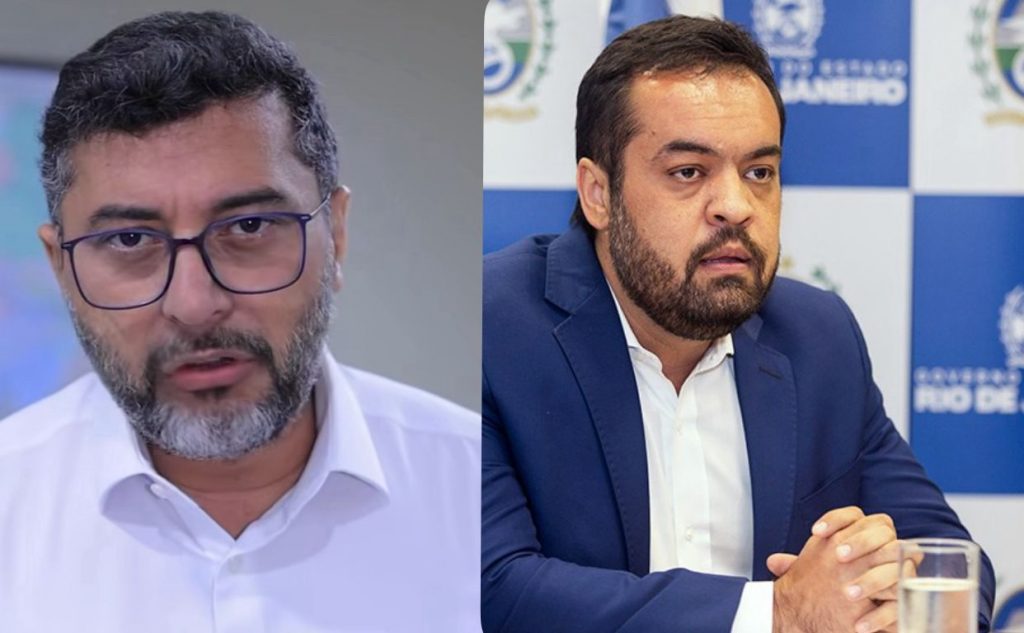 Wilson Lima manifesta apoio a Cláudio Castro após megaoperação no RJ Governador Wilson Lima durante coletiva sobre segurança pública no Amazonas