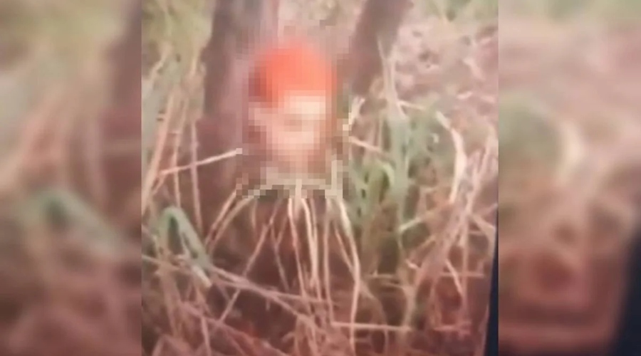 Cena macabra: cabeça é encontrada presa a árvore após operação no Rio policiais durante operação no complexo do alemão no rio de janeiro