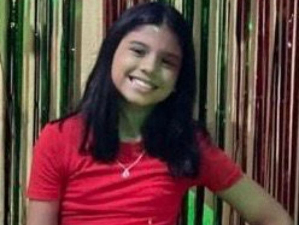 Menina de 11 anos desaparece em Manaus e polícia pede ajuda para encontrá-la Foto da menina de 11 anos Ana Sofia Vieira Pinto, desaparecida em Manaus, divulgada pela Polícia Civil do Amazonas