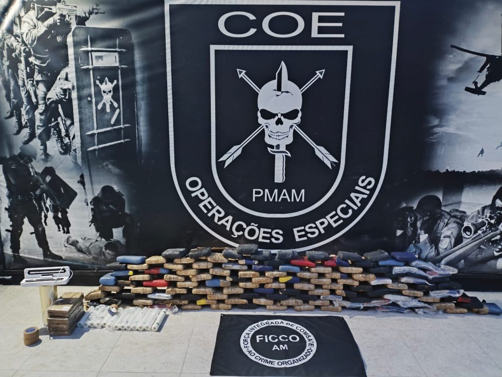 Polícia apreende 146 kg de maconha em operação integrada em Manaus
