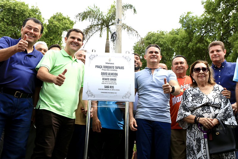 Prefeitura de Manaus entrega revitalização da Praça dos Remédios