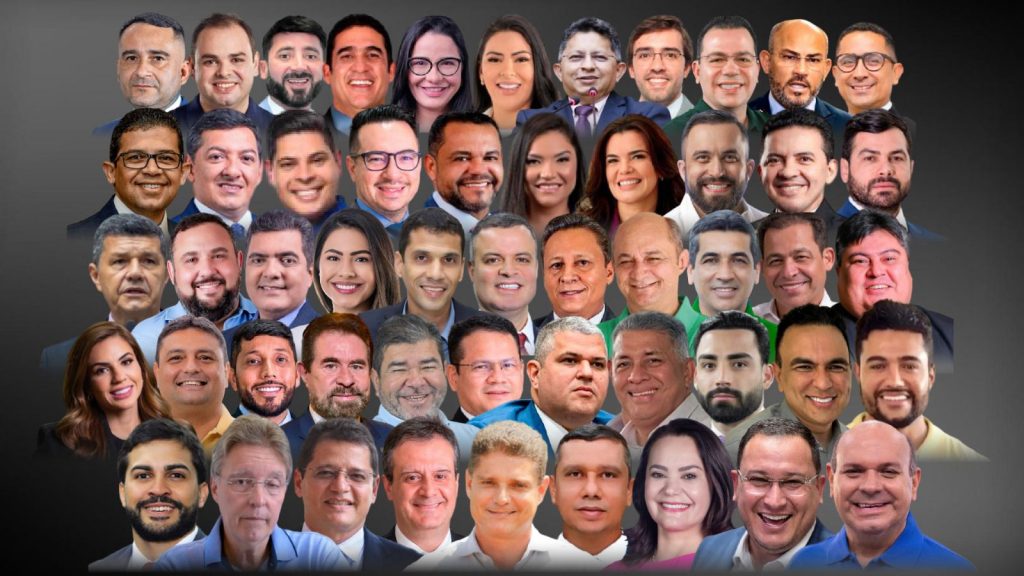 Eleitores do Amazonas durante pesquisa de intenção de voto para Assembleia Legislativa 2026