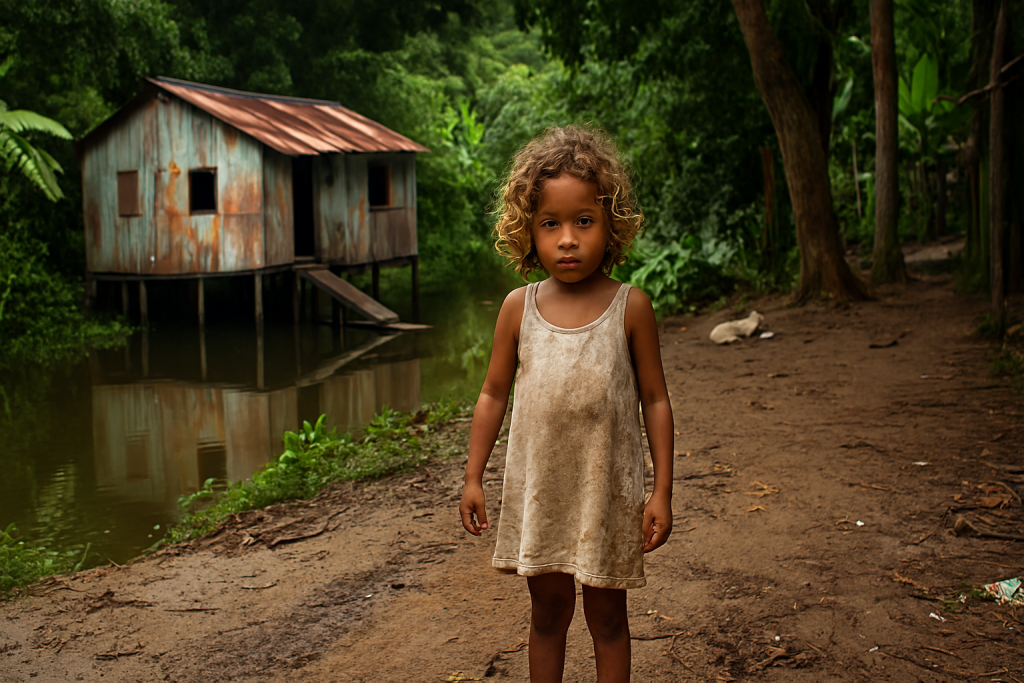 Pobreza da população interiorana na Amazônia 