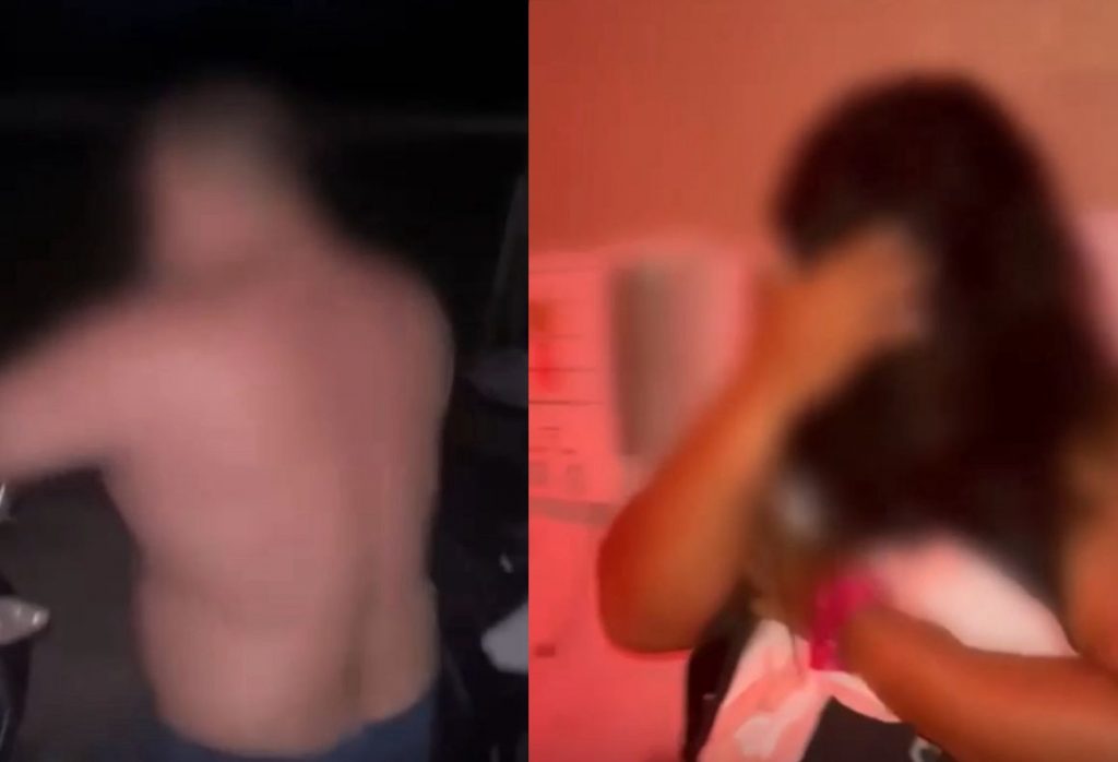 VÍDEO: Mulher flagra marido com amante em motel no AM Mulher flagra marido com suposta amante em motel de Maués