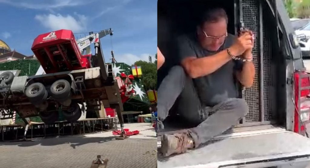 Operador de guindaste responderá em liberdade após acidente fatal no Largo, em Manaus Guindaste tombado durante montagem da árvore de Natal no Largo São Sebastião