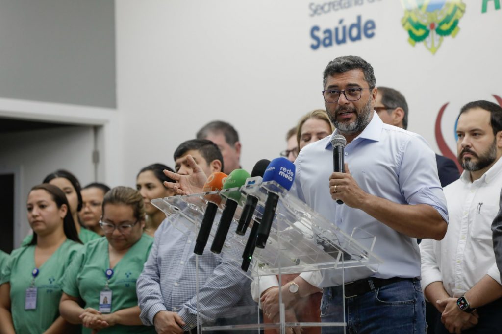 Governador Wilson Lima fala sobre Hospital Delphina Abdel Aziz em Manaus, referência em transplantes no SUS do Amazonas