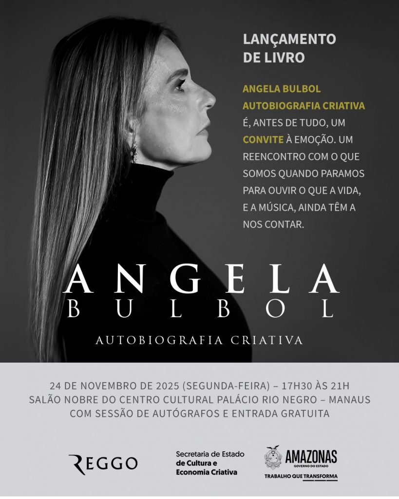 Educadora Angela Bulbol lança “Autobiografia Criativa” no Palácio Rio Negro, obra com memórias e trilhas sonoras