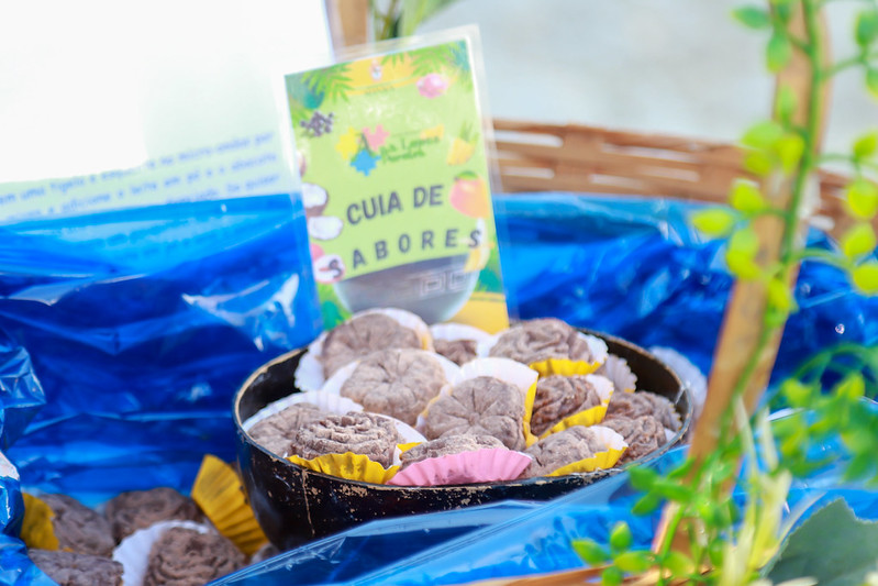 Receitas saudáveis no evento de encerramento do projeto Cuia de Sabores da Semed em Manaus.