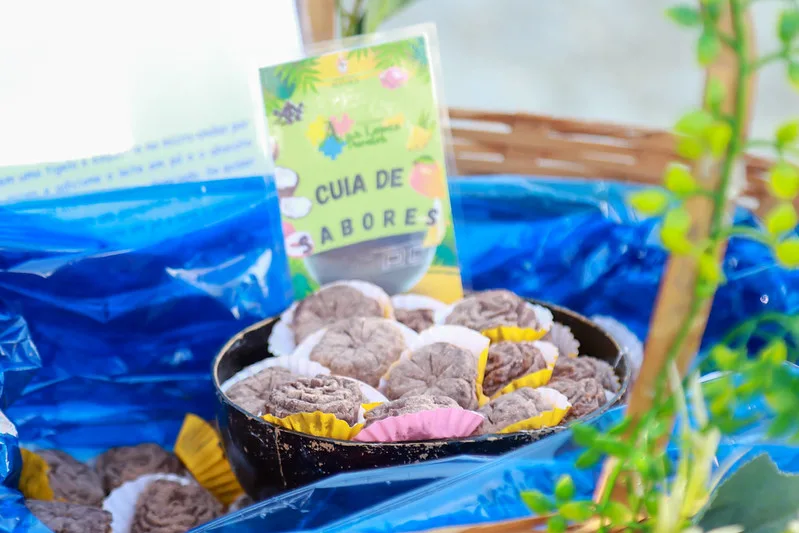 Receitas saudáveis no evento de encerramento do projeto Cuia de Sabores da Semed em Manaus.