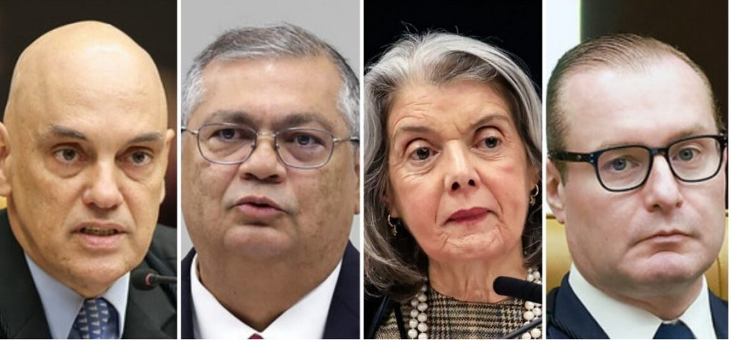 Ministros do STF condenam Bolsonaro à prisão