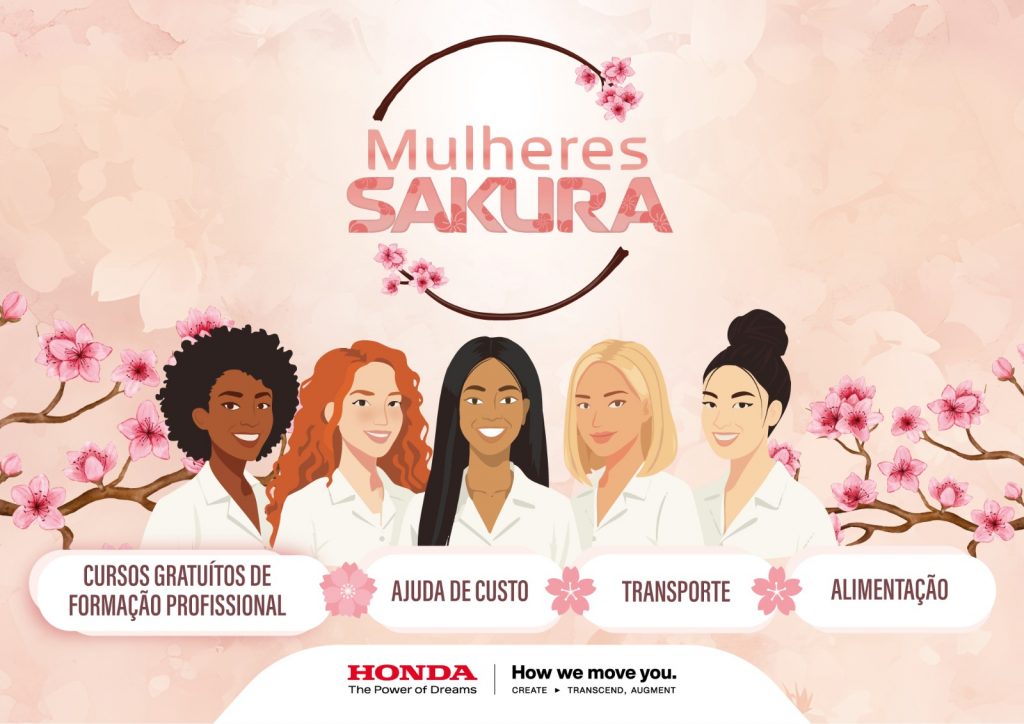 Mulheres Sakura: Honda impulsiona formação profissional feminina em Manaus Projeto Mulheres Sakura da Moto Honda