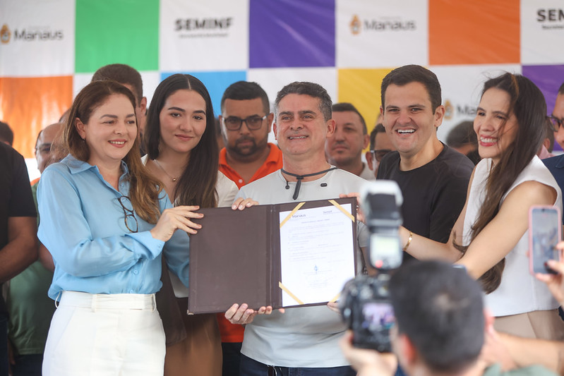 David Almeida assina ordem de serviço para construção do complexo viário ‘Passarão’ Obras do complexo viário Passarão na zona Oeste de Manaus