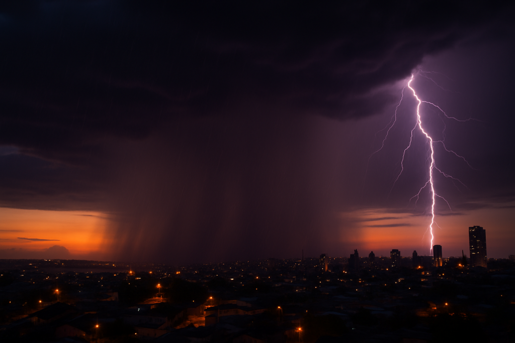 Manaus registra 68 ocorrências após fortes chuvas e rajadas de vento CHUVA FORTE FAZ ESTRAGOS EM MANAUS