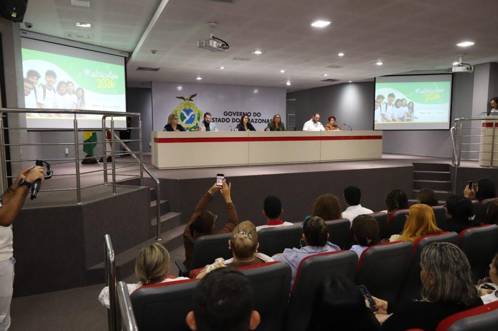 Amazonas abre mais de 837 mil vagas na rede pública para o ano letivo de 2026 Calendário de matrículas 2026 das redes pública estadual e municipal do Amazonas
