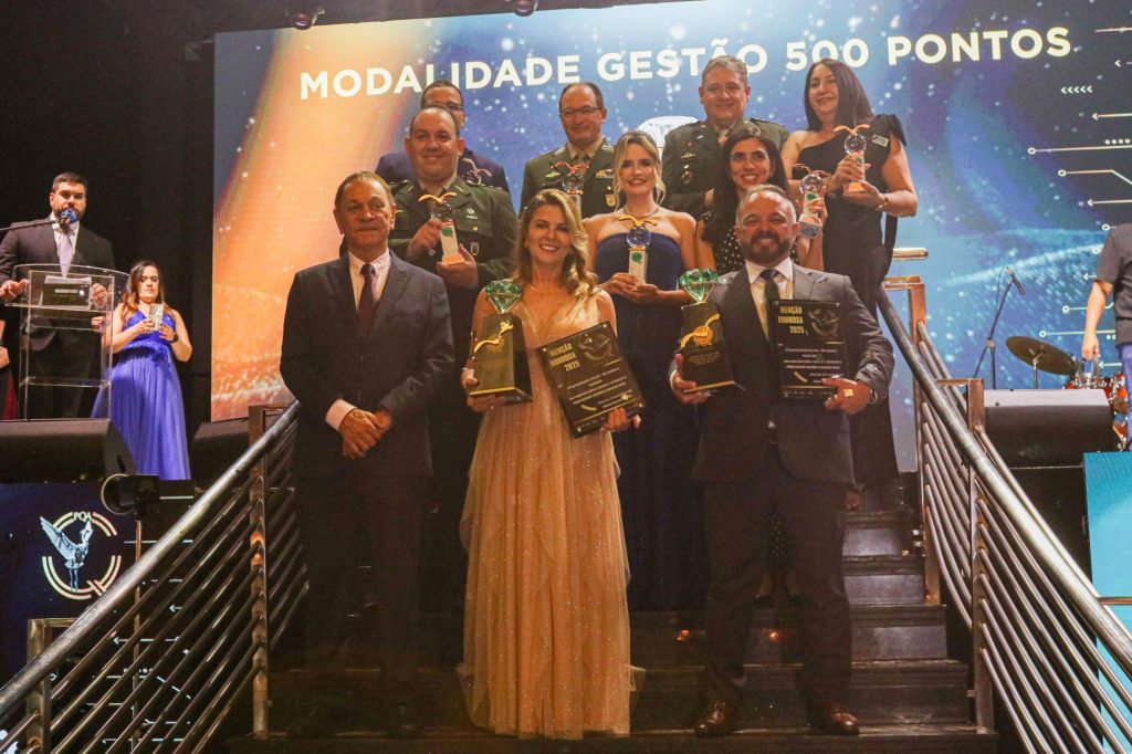 Vencedores da modalidade gestão 500 pontos