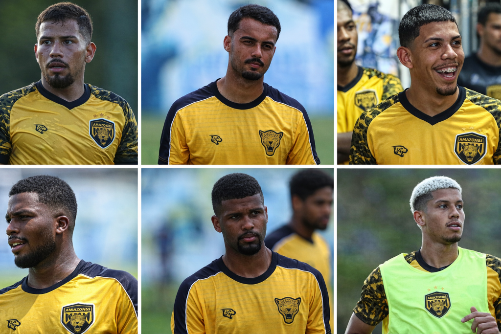 Atletas da base do Amazonas FC durante pré-temporada para a temporada 2026