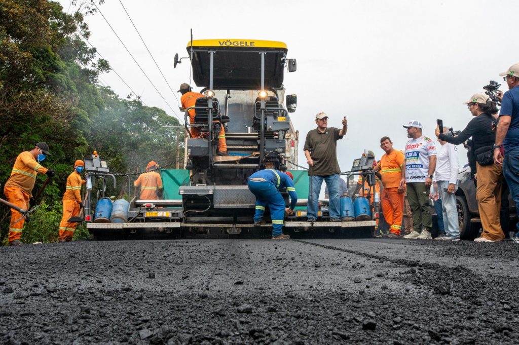 Obras de revitalização na BR-319