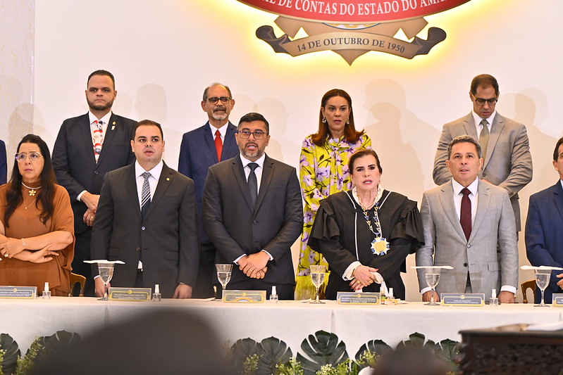 Cerimônia de posse do Corpo Diretivo do Tribunal de Contas do Amazonas no Biênio 2026/2027