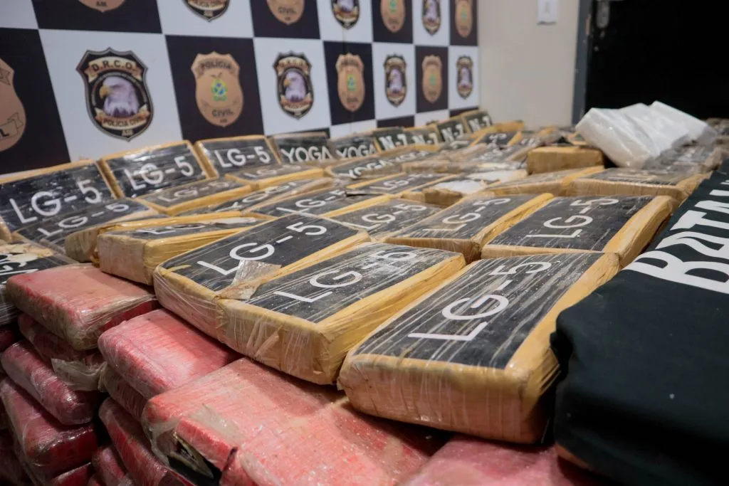 Apreensão de mais de uma tonelada de drogas em Manaus