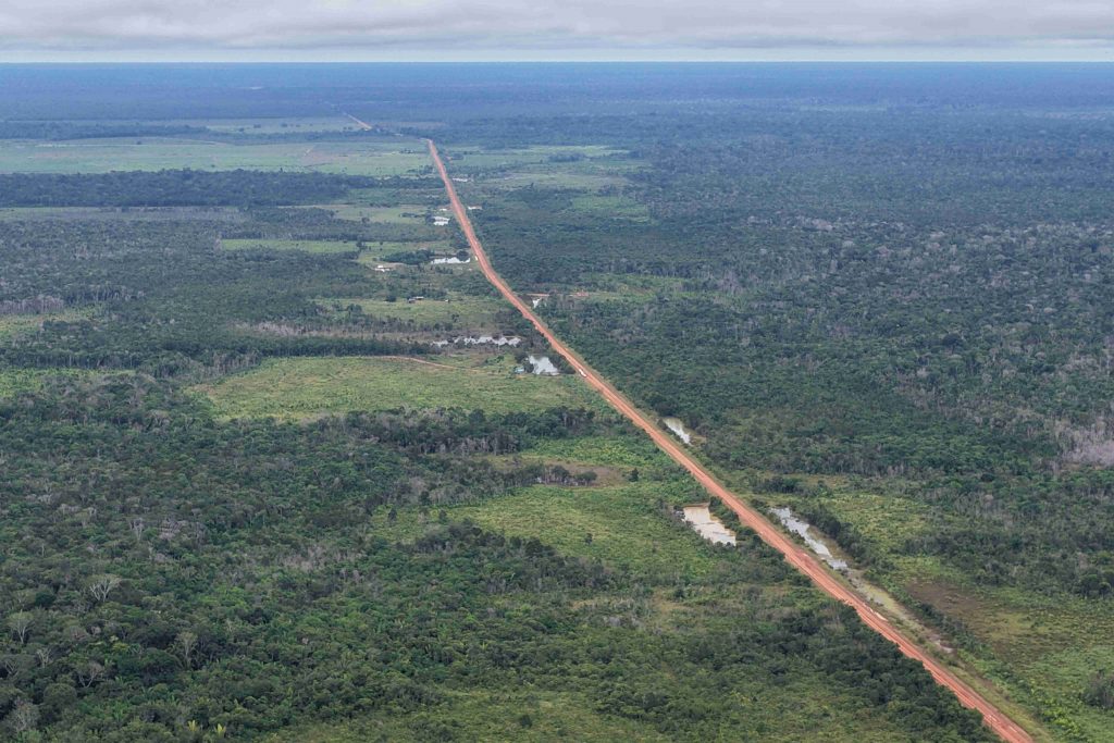 Desmatamento na cidade de Humaitá, no Sul do Amazonas 