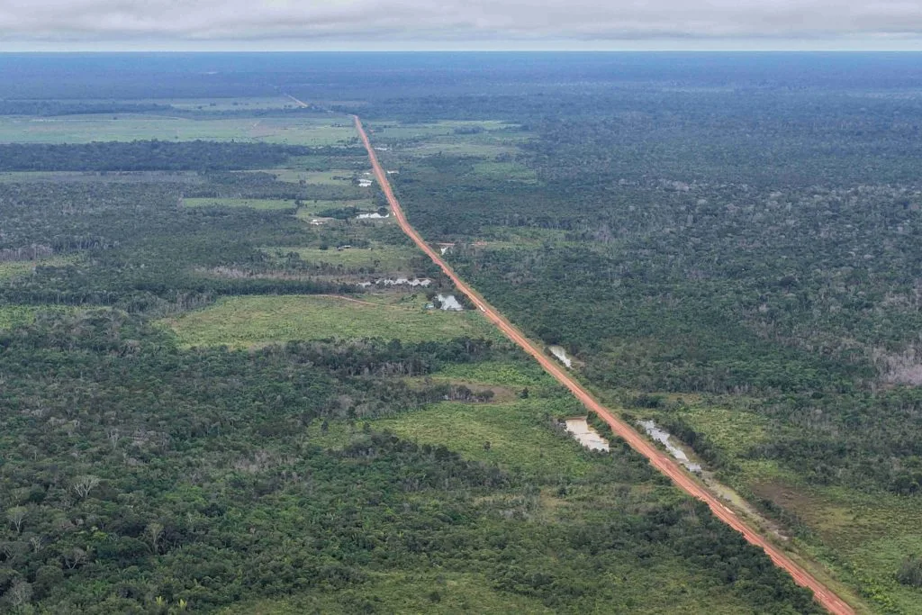 Desmatamento na cidade de Humaitá, no Sul do Amazonas 