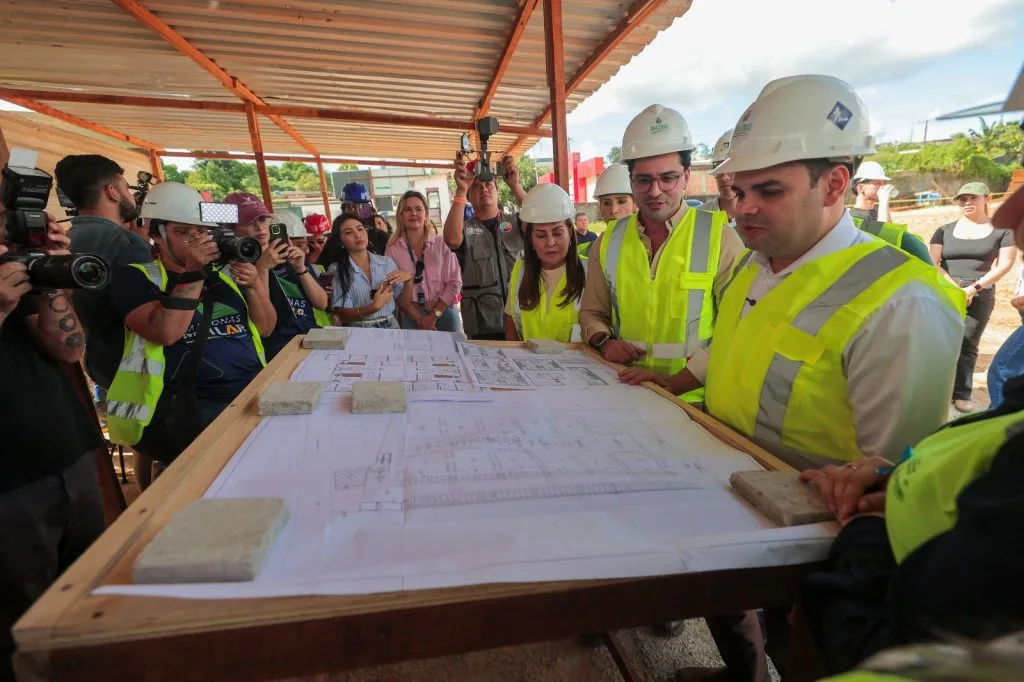 Comitiva do Governo do Amazonas visita obras do Residencial Tarumã, empreendimento do Amazonas Meu Lar e Minha Casa Minha Vida