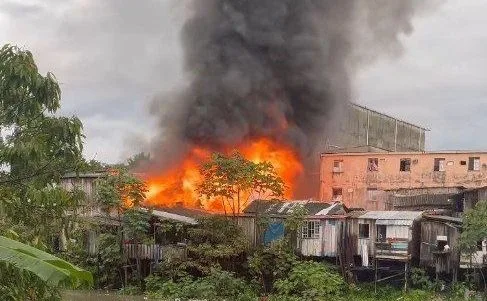 Incêndio no Bairro São Jorge em Manaus