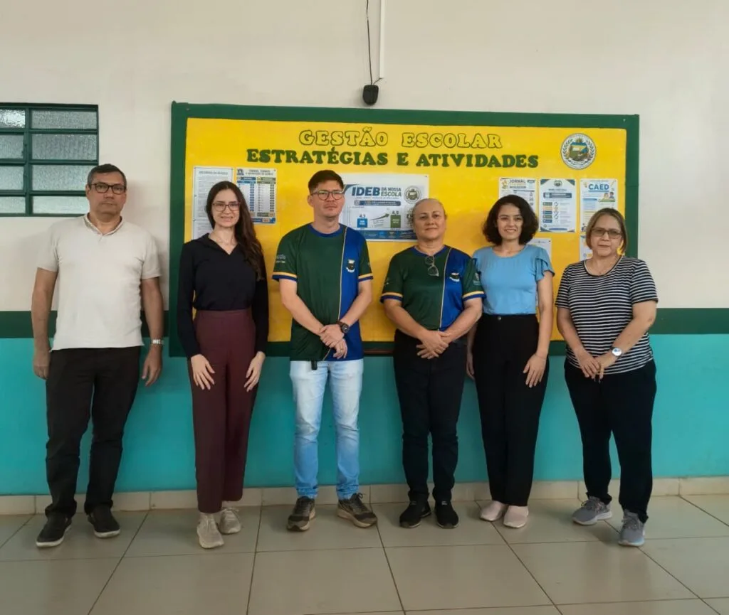 Auditores do TCE-AM visitam escolas de Itacoatiara para avaliar políticas de alfabetização e aprendizagem nos anos iniciais. Foto: DEAE/TCE-AM.