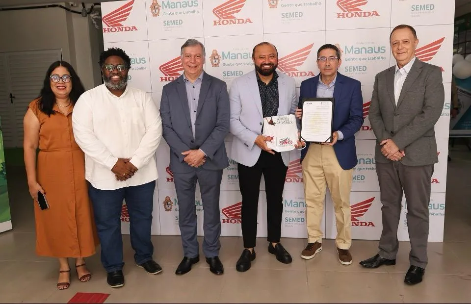 Projeto de educação ambiental da Semed com a Honda vai levar 2,4 mil alunos de Manaus a uma reserva de floresta urbana até 2028.